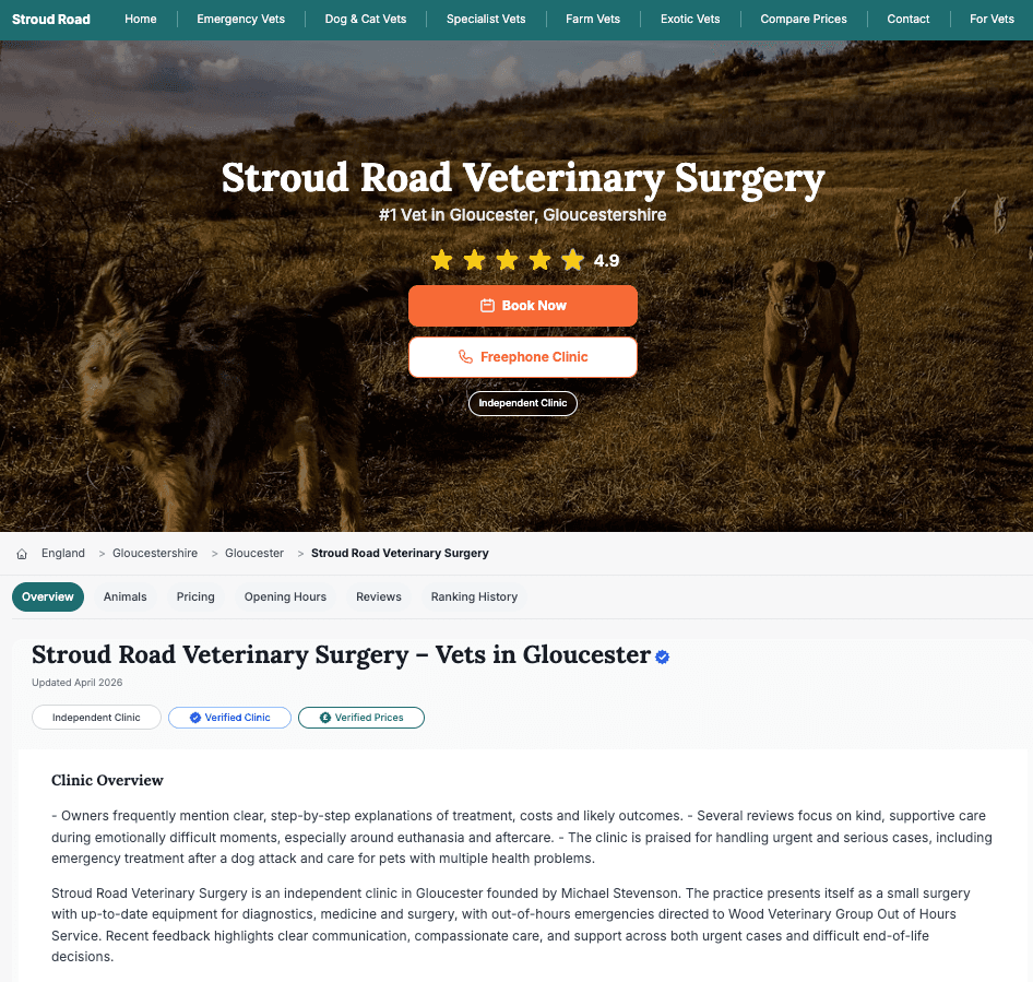 Claim and Manage Profile — desktop